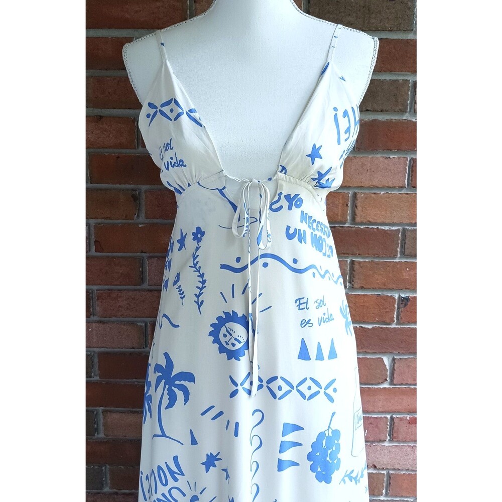Paper Heart Australia Maxi Sundress Halter Neckline  Sun Beach Cocktails Sz M - Picture 3 of 11